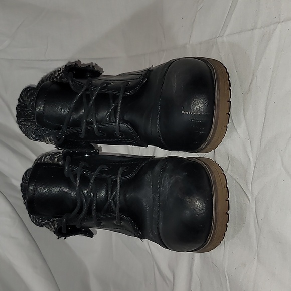 REFRESH WYNNE-01 Women's Combat Style Lace Up Ankle Bootie Brown Size 9 - Picture 2 of 13